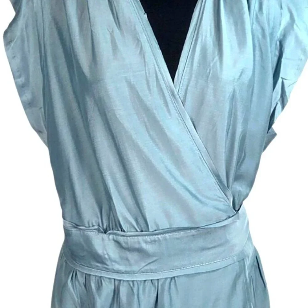 Joie Ashlene Cap Sleeve Wrap Top in Citadel Size 1X 16W Silk Blend NWT - Picture 2 of 7